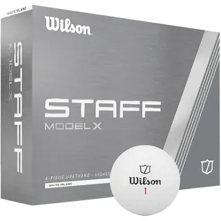 Wilson Staff Model X Golfbälle, White,