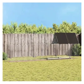 vidaXL Kleintierkäfig 600 x 100 x 210 cm Silber