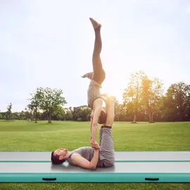 Vendomnia TRACK Matte - aufblasbar, Tumbling Gymnastikmatte, Turnmatte, Trainingsmatte, Fitnessmatte