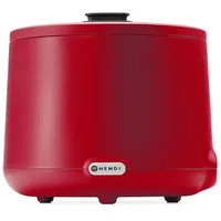 Hendi Suppenkessel UNIQ,, designed by Robert Bronwasser, 8L, Rot, 220-240V/500W, Ø365x(H)325mm, Speisewärmer, Rot