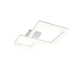 RL Deckenleuchte Deckenlampe Wohnzimmerlampe Metall weiß SMD LED L 62 cm