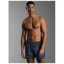 TRIGEMA Boxershorts mit freundlichem Smiley-Muster blau XXL 1er Pack