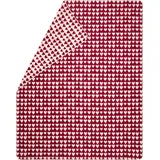 David Fussenegger Fussenegger Kuscheldecke Herzerl Überall 150 x 200 cm Mischgewebe Rot Bordeaux
