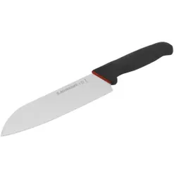Schneider Santokumesser mit S-Grip, Küchenmesser im japanischen Stil, für einfaches zerschneiden von Lebensmitteln, Klingenlänge: 18 cm, ohne Kullenschliff