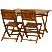 Siena Garden Falun SET Klappstuhl mit Tisch 5tlg J01339