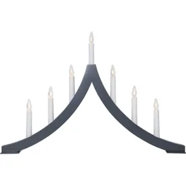 Star Trading - Lichterbogen Pagod, Anthrazit, Holz, 7-flammig, 60cm