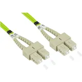 Good Connections Alcasa LW-8075SC5 InfiniBand/Glasfaserkabel 7,5 m SC Grün