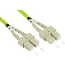 Good Connections Alcasa LW-8075SC5 InfiniBand/Glasfaserkabel 7,5 m SC Grün