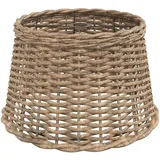 vidaXL Lampenschirm Braun Ø45x28 cm Korbweide