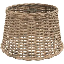 vidaXL Lampenschirm Braun Ø45x28 cm Korbweide