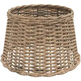 vidaXL Lampenschirm Braun Ø45x28 cm Korbweide