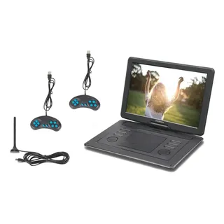 Universum tragbarer 15.6\" DVD-Player Auto DVB-T2 und 12 Volt Adapter DVD 400-20