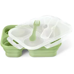 Tchibo - Faltbare Lunchbox - hellgrün