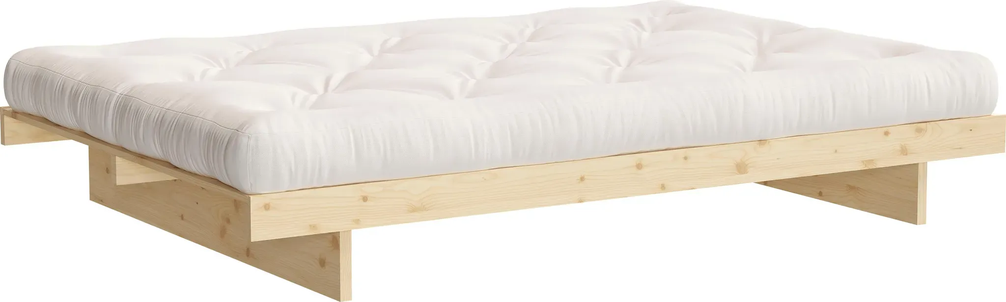 Karup Design Bettgestell »Kanso Bed, Stauraumbett, Bett mit oder ohne Schubladen«, Bett mit/ohne Schubladen, inkl Lattenrost, FSC®zertifiert Karup Design Natürliches Holz + Natürliches Holz