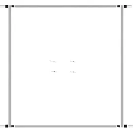 hecht International Fliegengitter mit Aluminiumrahmen 130 x 150 cm Weiß