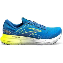 BROOKS Herren Laufschuhe Herren Laufschuhe, Blau/Neongelb/Weiß, 45