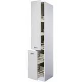 Flex-Well Apothekerschrank Wito 30 x 200 x 57 cm Weiß