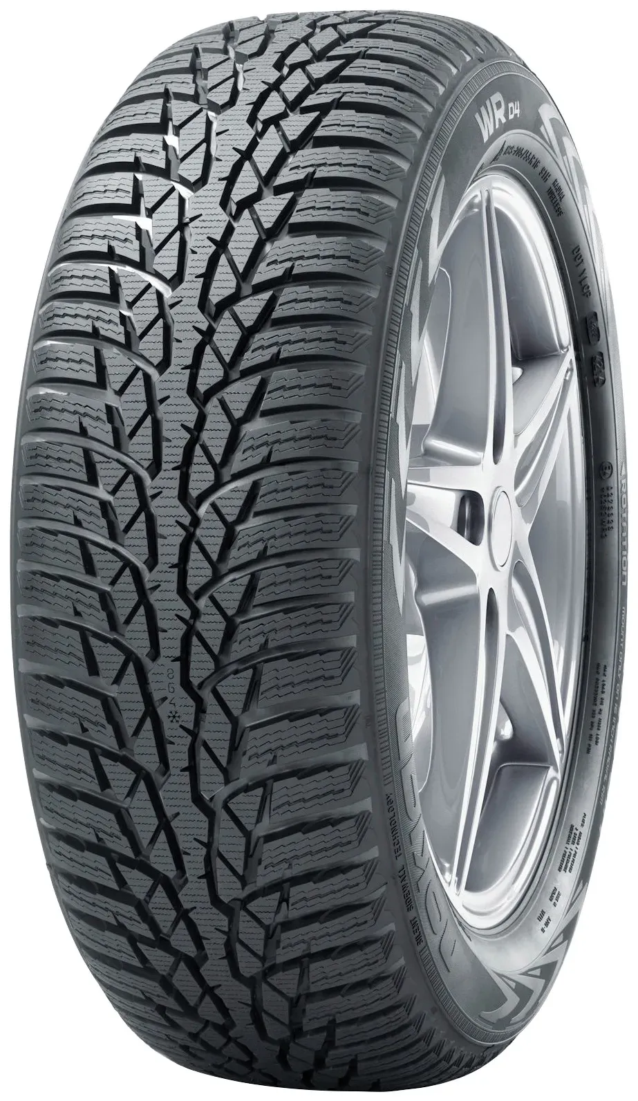 NOKIAN Winterreifen "WR D4" Autoreifen in verschiedenen Ausführungen erhältlich Gr. 155mm / 65 % R 14 75T, schwarz