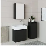 roomart Mini-50 4-tlg. Schwarz/Eiche