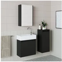roomart Mini-50 4-tlg. Schwarz/Eiche