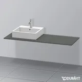 Duravit Waschbeckenunterschrank 1 Ausschnitt 140 x 1,6 x 55 cm Grau Matt