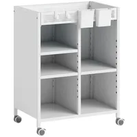 Homcom Bücherregal 53 x 34 x 69,5 cm Weiß