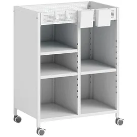 Homcom Bücherregal 53 x 34 x 69,5 cm Weiß