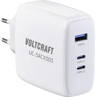 VOLTCRAFT UC-3ACX003 USB-Ladegerät Innenbereich Ausgangsstrom (max.) 5 A 3 x USB-C®, USB-A GaN