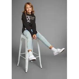 Kidsworld Kapuzenshirt in schwarz - Gr.: 140/146