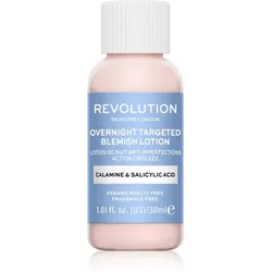 Revolution Skincare Blemish Calamine & Salicylic Acid lokale Pflege gegen Akne für die Nacht 30 ml