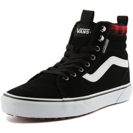 VANS Filmore Hi VansGuard Sneaker, (Suede) Black/red Plaid, 39 EU