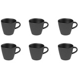 Villeroy & Boch Manufacture Rock Espressotasse 6er Set schwarz