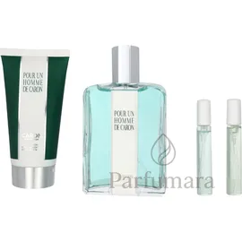 Caron Pour Un Homme de Caron Eau de Toilette 125 ml + Duschgel 75 ml + Le Matin 5 ml + Le Soir 5 ml Geschenkset