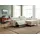 OTTO home Ecksofa OTTO HOME "LEWII, L-Form, 213 cm - elektr. Relaxfunktion", beige, B:213cm H:70cm T:163cm, Webstoff 100% Polyester, Sofas, Ecksofa, mit USB A/C-Anschluss. Federkern, verstellbaren Kopfstützen, Webstoff