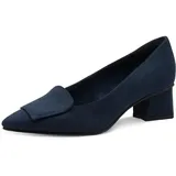 Marco Tozzi Hochfrontpumps für Damen, blau, Größe 37 EU