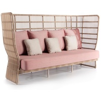 Designer Gartensofa BALI Lounge Polyrattan Sessel - Beige