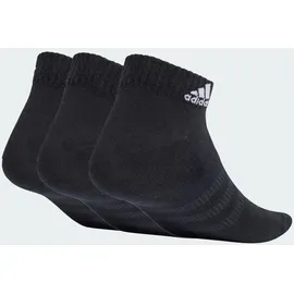 adidas Cushioned Sportswear Ankle 3er Pack Black / White 49-51
