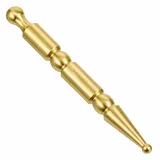 Healeved Akupressurstift aus Messing, Manueller Massagestab für Gesicht, Nacken & Kiefermassage, Triggerpunkt Massagegerät zur Lockerung von Faszien & Muskeln, Präziser Akupressur Stift