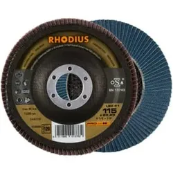 RHODIUS PROline LSZ F1 Fächerschleifscheibe 115 x 22,23 mm K120