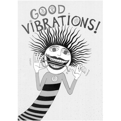 Maultrommel Postkarte Good Vibrations
