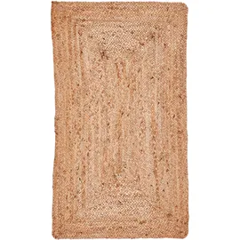 -luxor- living Teppich LUXOR LIVING "Salo", beige (natur), B:60cm H:6mm L:90cm, Jute, Teppiche, Teppich, Juteteppich, handgeflochten, 100% Naturfaser, Wohnzimmer
