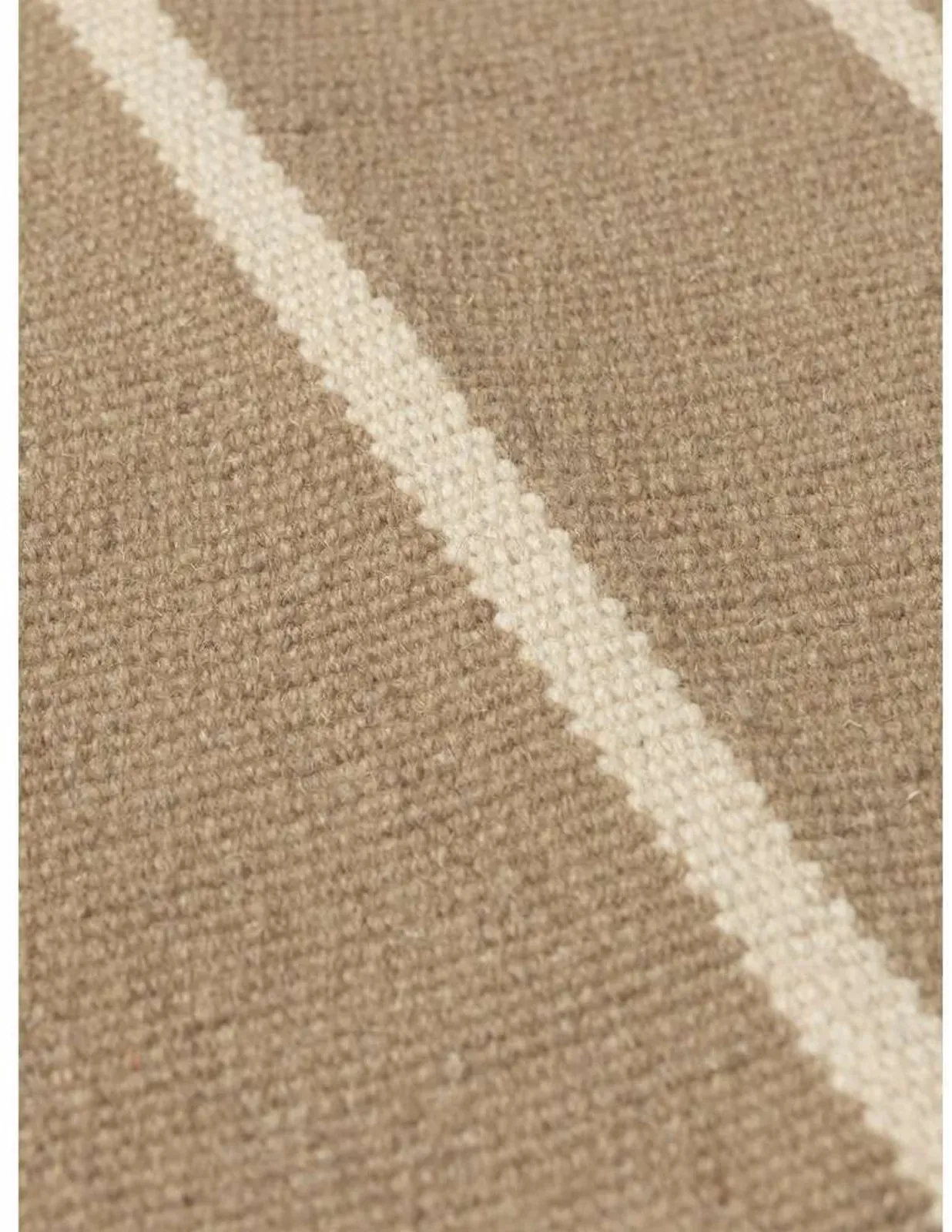 Teppich/Läufer ferm LIVING, Beige, Stoff / Textil - 80 - 200 - 80