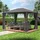 TOOLPORT Gartenpavillon 3 x 4 m inkl. 4 Seitenteile Grau