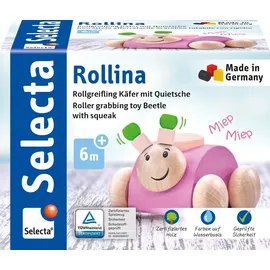 Selecta 61072 Babywelt Rollina, rosa, 7,5 cm