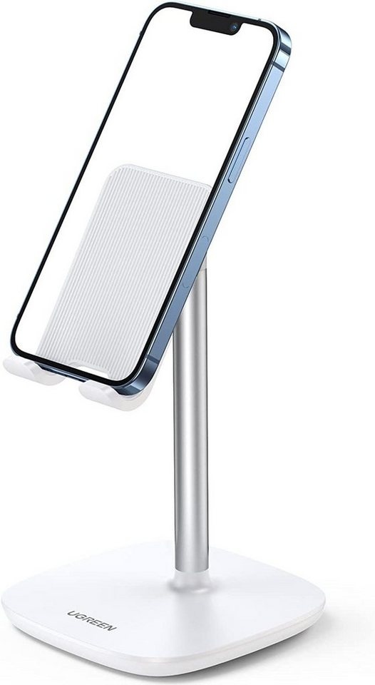 COFI 1453 LP177 Handyständer Tisch Handyhalter Einstellbarer Handyhalter Smartphone-Halterung weiß