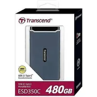 Transcend ESD350C 480 GB Externe SSD-Festplatte USB 3.2 (Gen 2) Blau TS480GESD35