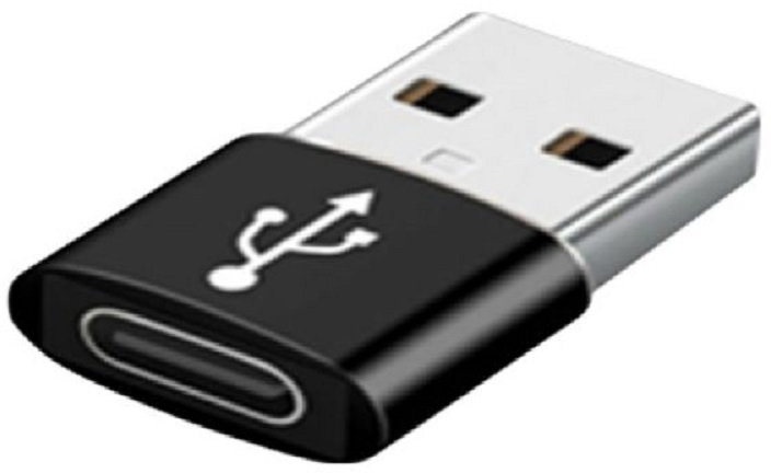 COFI 1453 Adapter Typ-C Buchse auf USB wandelt USB-C zu USB Port Smartphone-Adapter schwarz