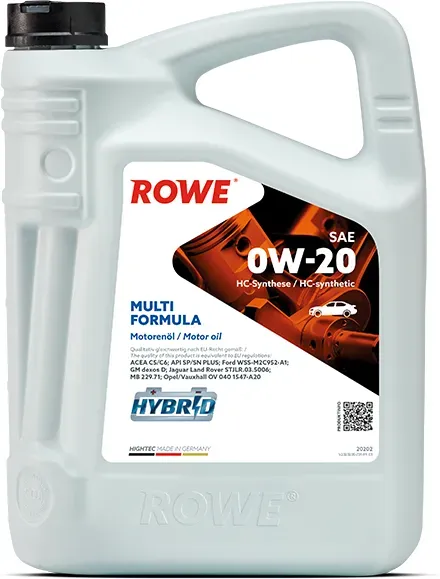 ROWE Motoröl HIGHTEC MULTI FORMULA SAE 0W-20 [5 L] 20202005099 5l