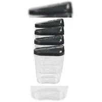 Benson Tools Vorratsdosen Set transparent 1,5 l / 0,85 l / 0,6 l / 0,5 l 4-teilig