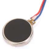 5Pcs Flacher Vibrierender Mikromotor DC 3V 80mA Flacher Münzknopf DC Bürsten Vibrationsmotor 11000RPM für Handy Pager Tablet Haushaltsgeräte (27mm)